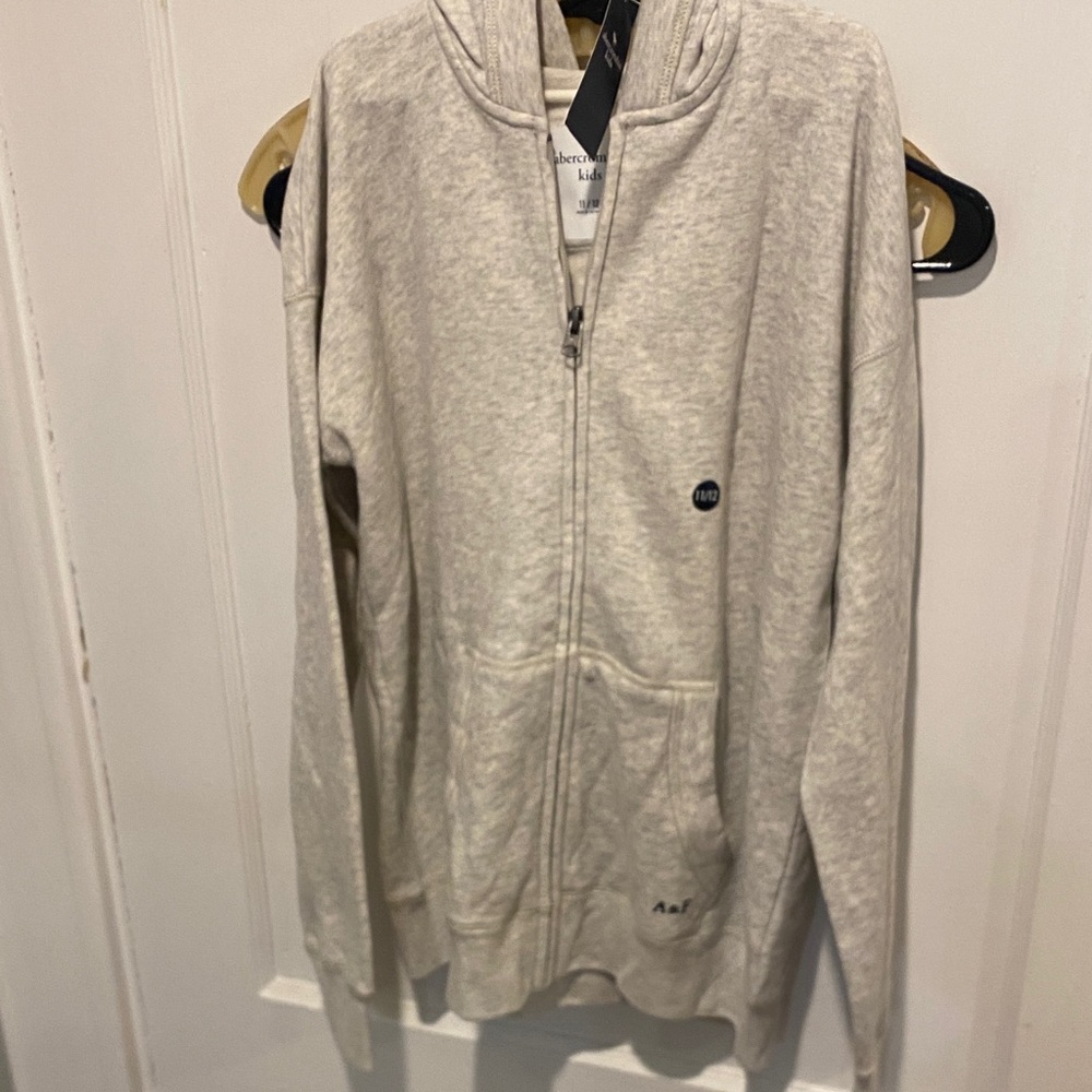 Abercrombie kids Zip-Up Hoodie 11/12 NWT